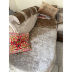 7-Seater L-Shaped Fabric Sofa - used living-room in Gurugram - photo 3