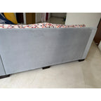 Krishna Furnishings grey fabric 3-seater sofa - photo 2