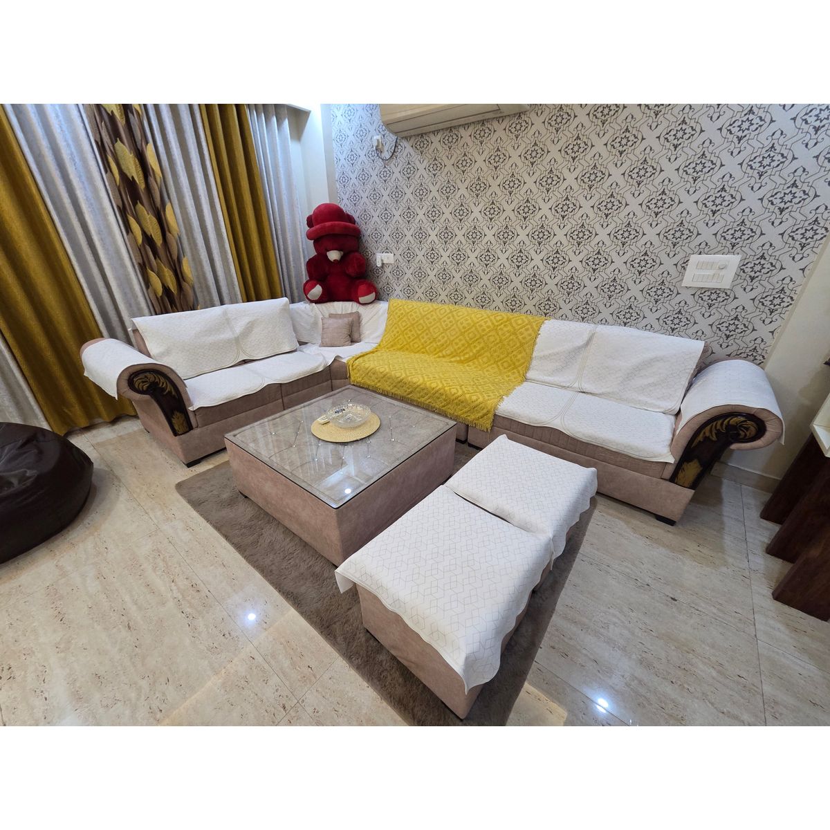 L-Shape Sofa full view