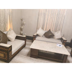 10-Seater Wooden Frame Sofa Set - used sofa in Gurugram - photo 3