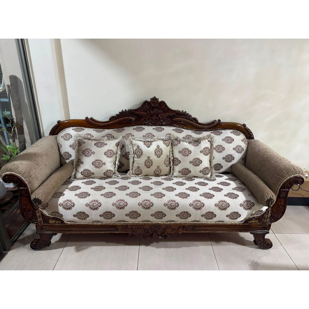 Custom Rajasthani Wooden Sofa Set - Hero View 1