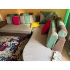 Sofa Set with Centre Table and 6-Seater Dining Set - used living room in Gurugram - photo 7