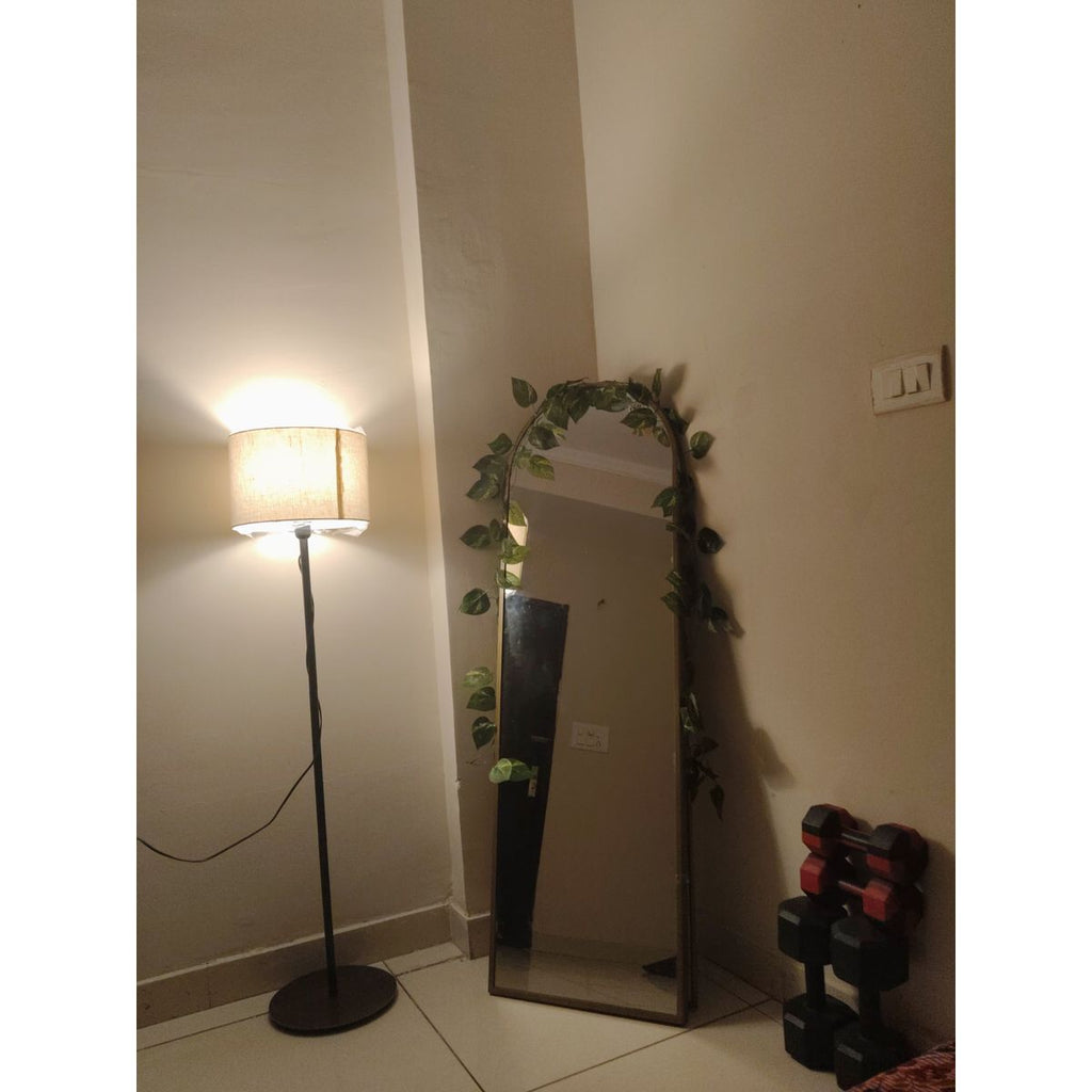 Full Length Mirror with Golden Border - Right Angle