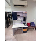Kids Study Table with Bookshelf Hutch - used study table in Gurugram - photo 1