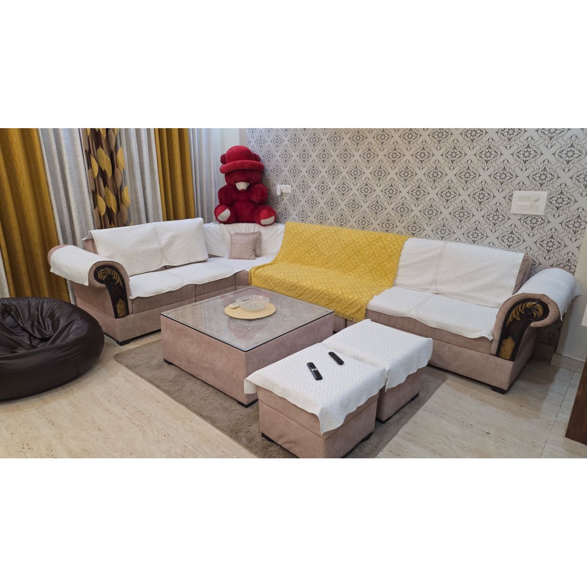 L-Shape Sofa front view