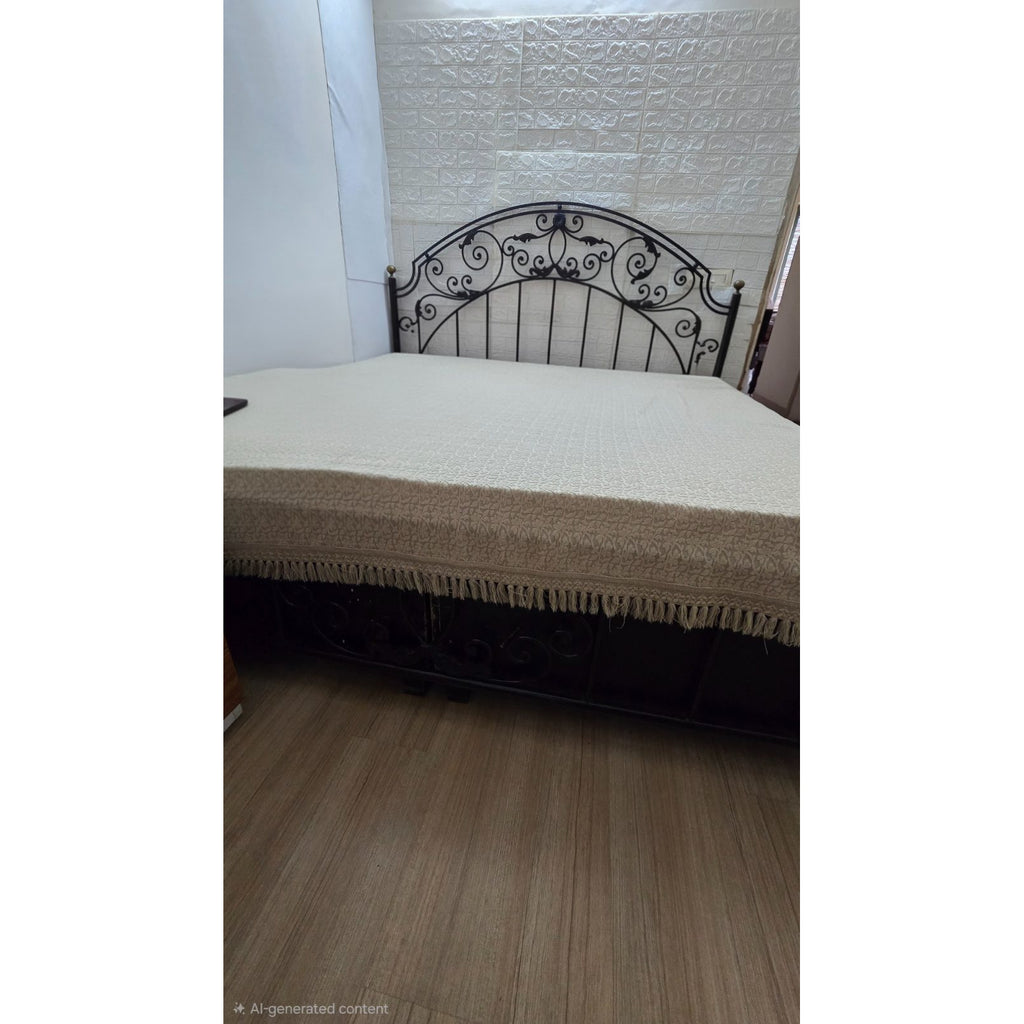Wrought Iron King Box Bed - used bedroom in Gurugram - photo 2
