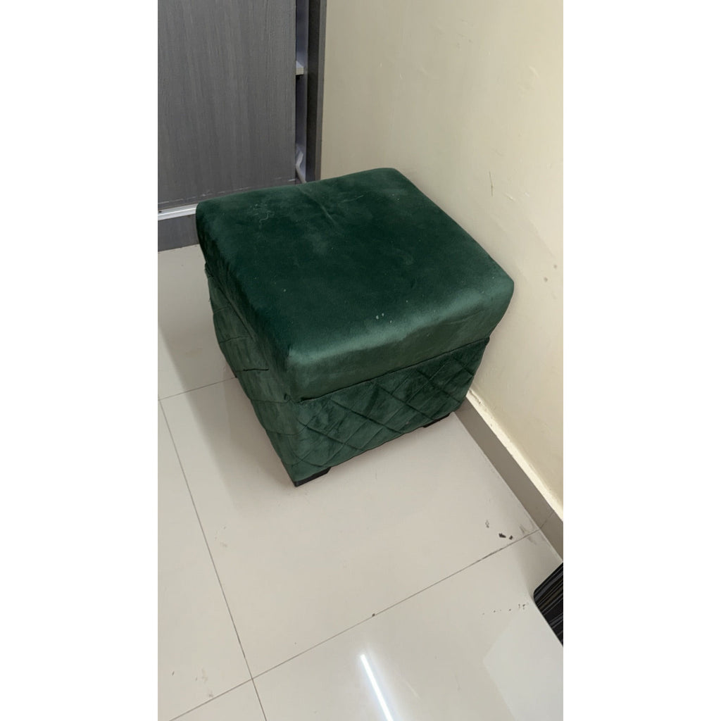 Green L-Shaped Sofa Set - used living room in Gurugram - photo 2