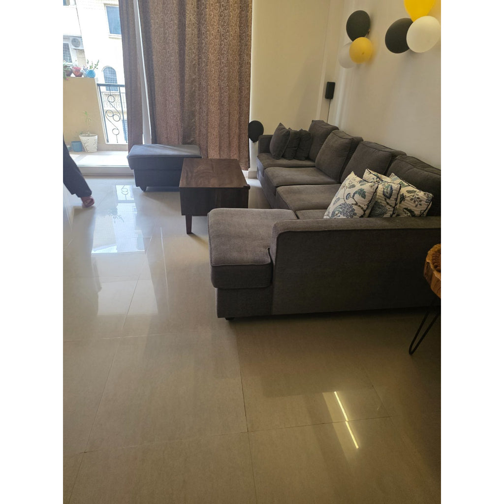 Wakefit Sofa, Ottoman & Table - used living-room in Gurugram - photo 1