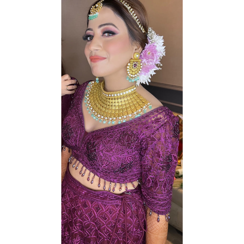 Lalit Dalmia Embroidered Wedding Lehenga, Size M - used other in Ghaziabad - photo 4