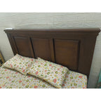 Sangwan Wood Queen Bed with Hydraulic Storage - front view
