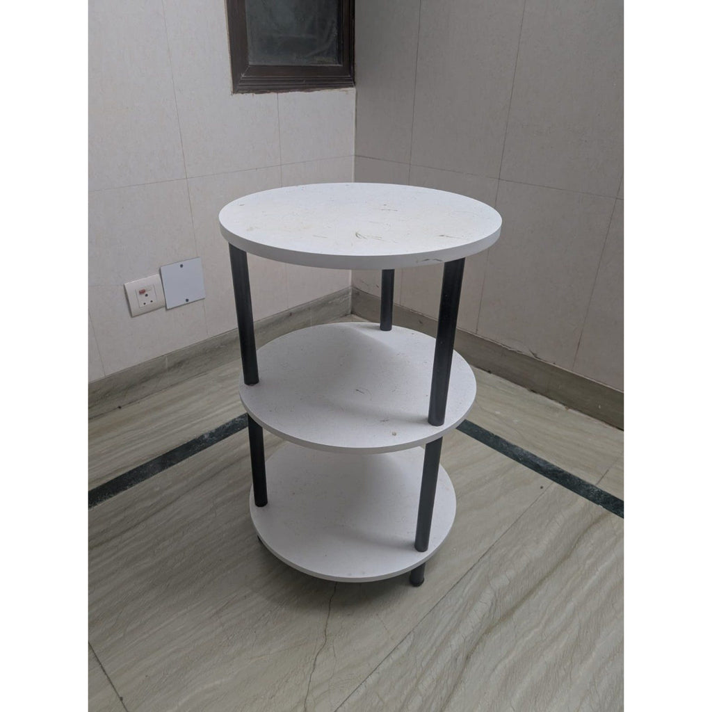 White Computer Table and Side Table - used study and office in Delhi - photo 3