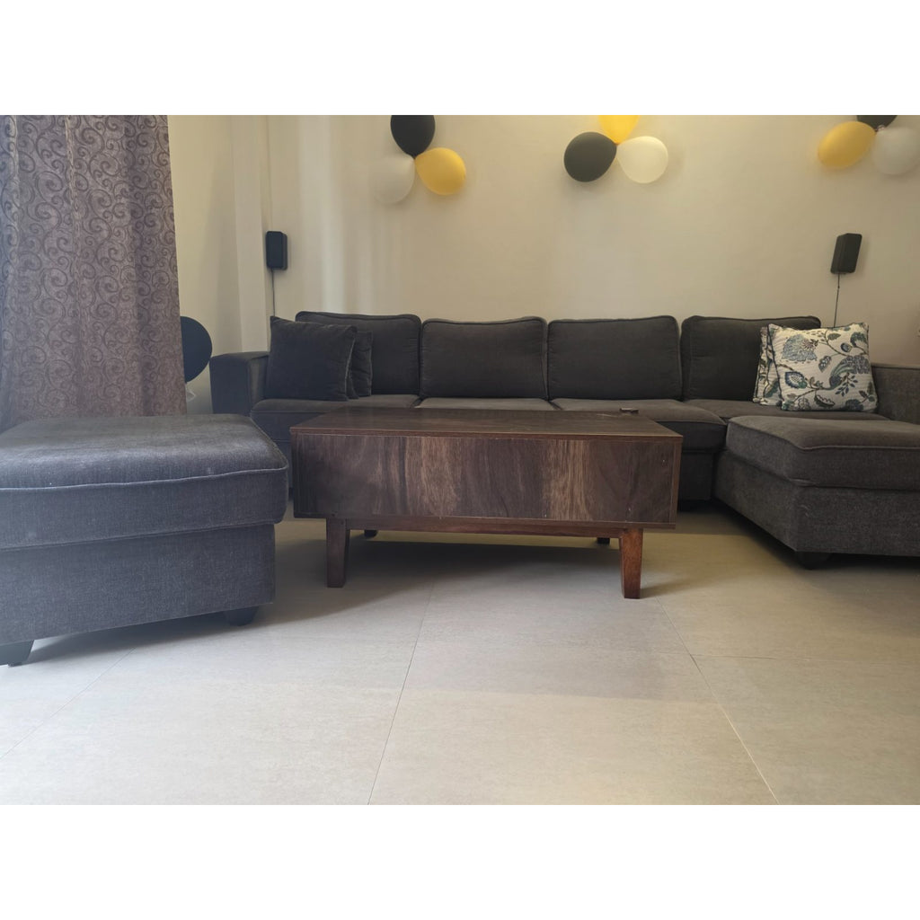 Wakefit Sofa, Ottoman & Table - used living-room in Gurugram - photo 6