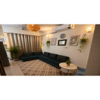 Home Centre 5-Seater Velvet Floor Sofa - used sofa in Delhi - photo 1