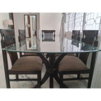 6-Seater Glass Top Dining Set - used dining set in Delhi - photo 2