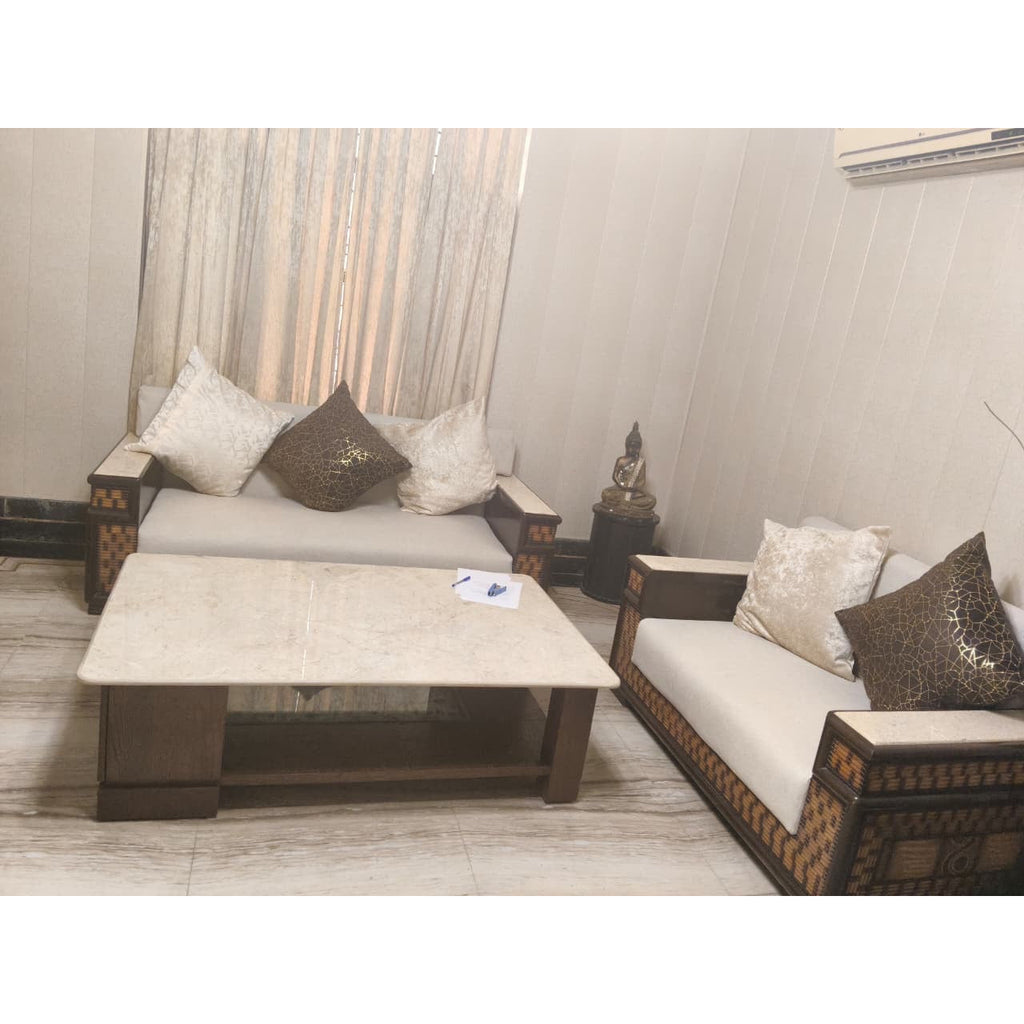 10-Seater Wooden Frame Sofa Set - used sofa in Gurugram - photo 2