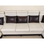 7-Seater U-Shaped Leatherette Sofa - used sofa in Gurugram - photo 3
