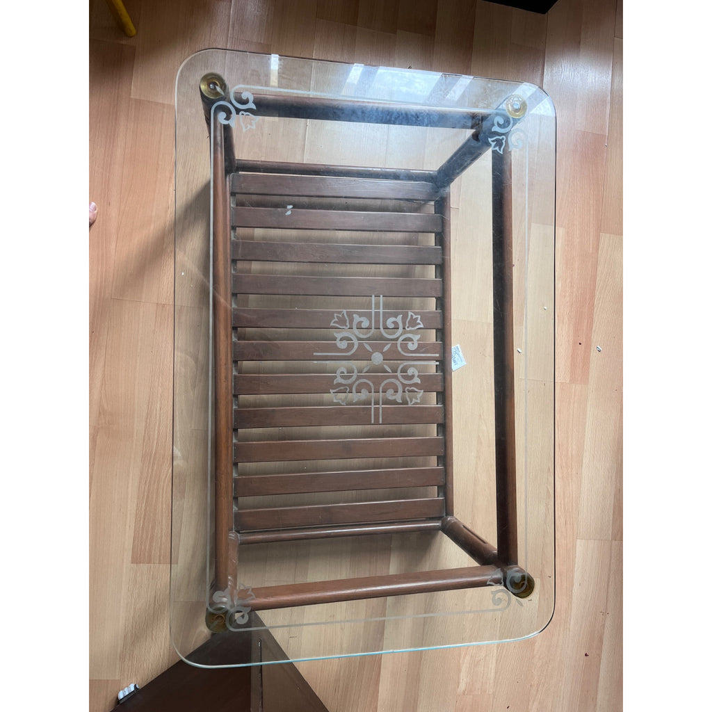 Glass Top Centre Table - used living room in Gurugram - photo 2