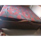Wooden Double Storage Bed with Mattress - used bedroom in Noida - photo 3