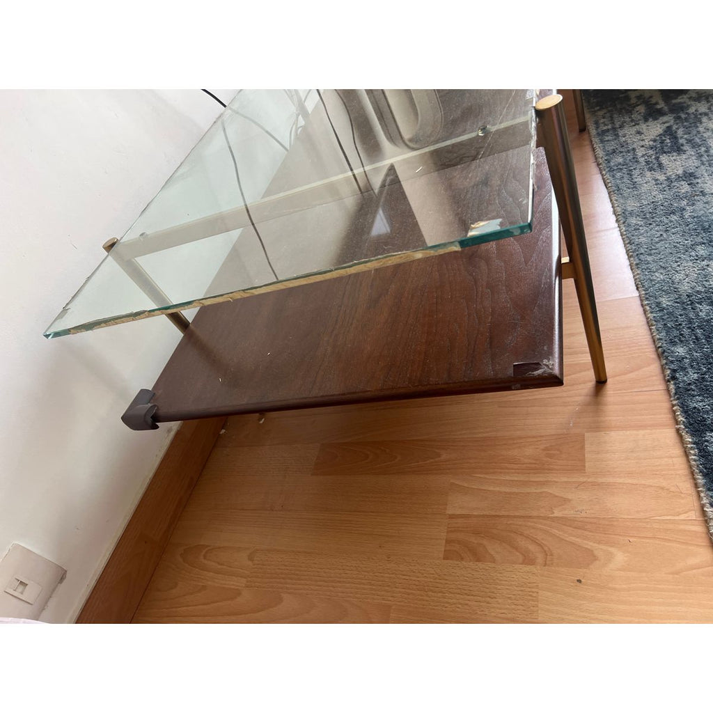 West Elm Mid Century Art Display Coffee Table - Left Side