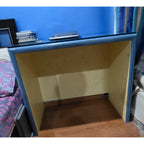 Glass Top Study Table, Blue - used study table in Gurugram - photo 2