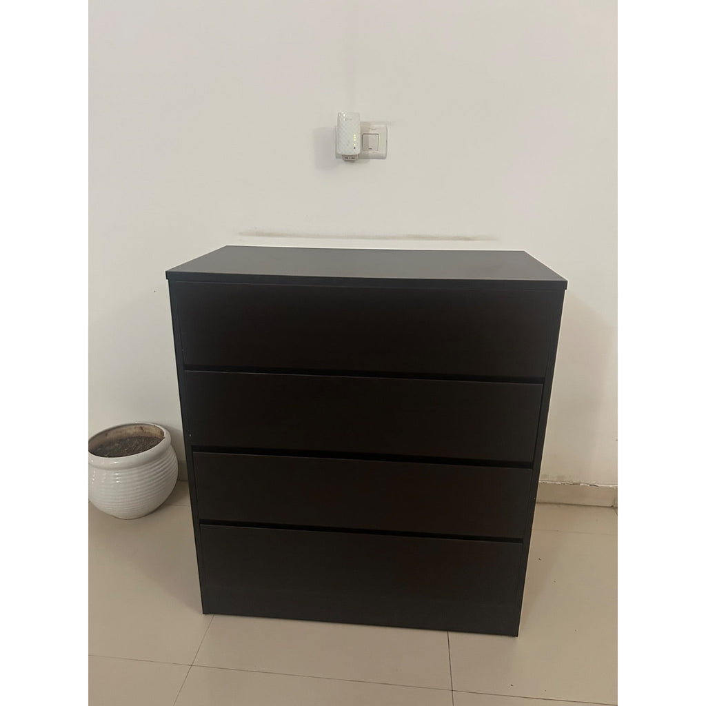 Pepperfry 4-Drawer Chest, Wenge - used chest of drawers in Gurugram - photo 1