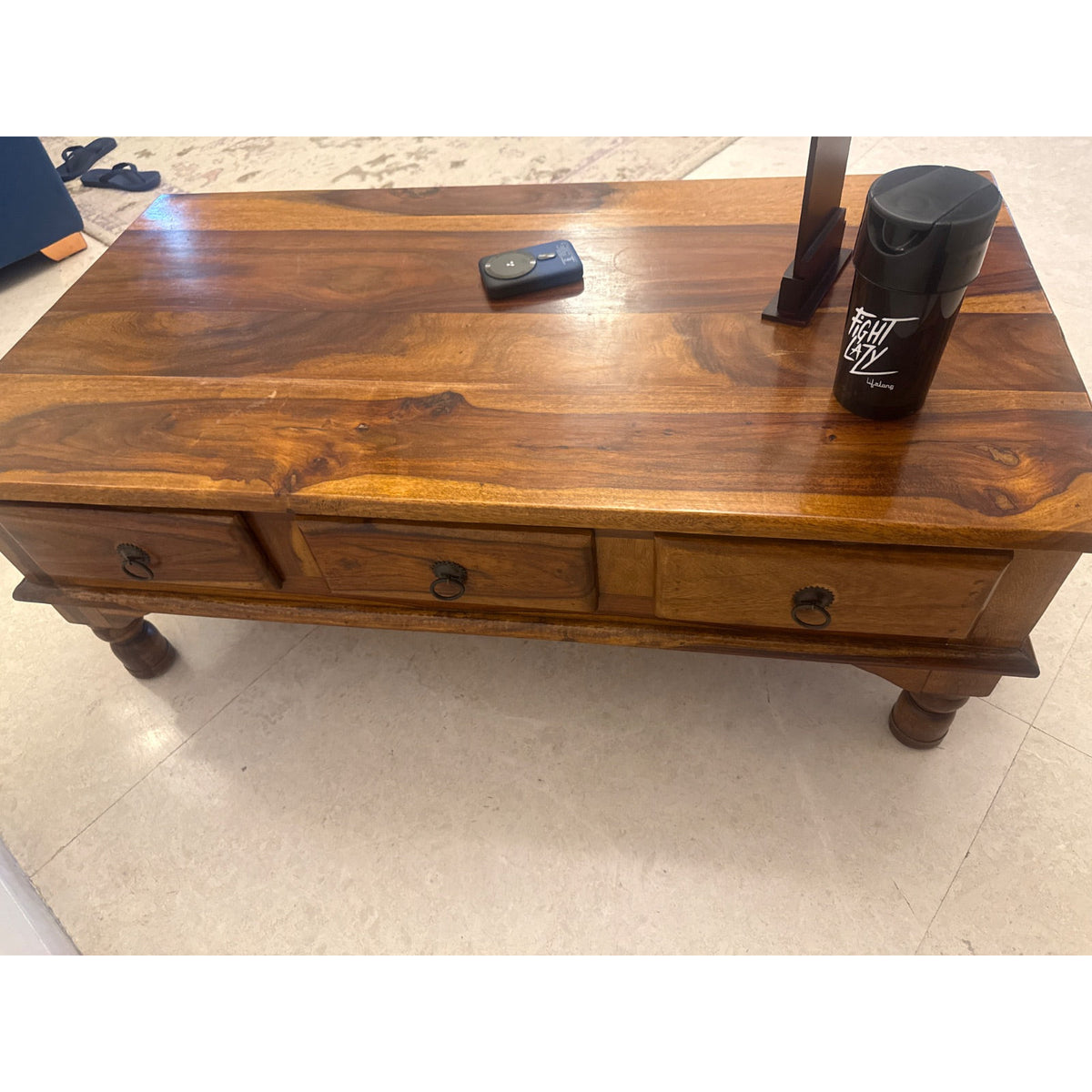 Sheesham Centre Table - used living room in Gurugram - photo 3