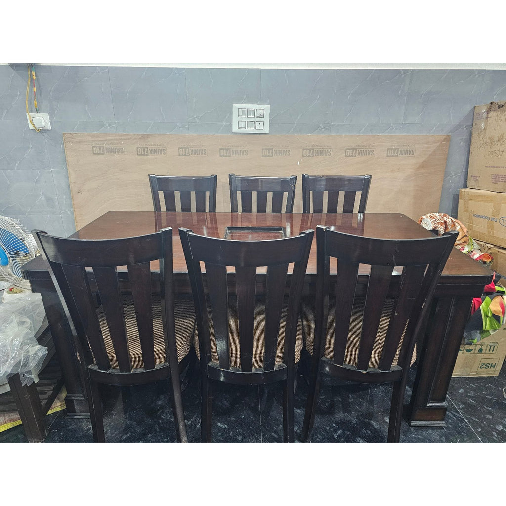 6-Seater Wooden Dining Set - used dining in Faridabad - photo 4