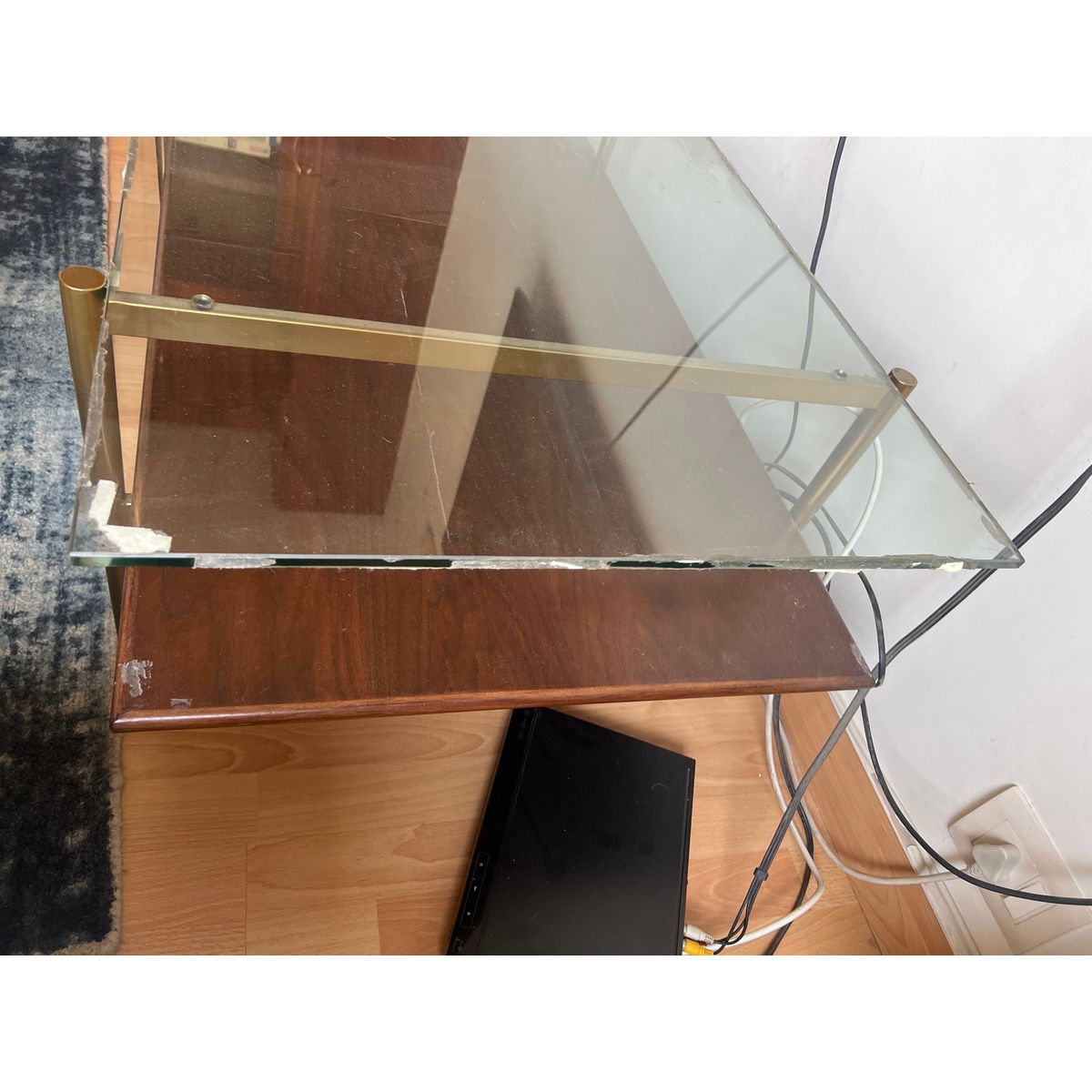 West Elm Mid Century Art Display Coffee Table - Right Angle