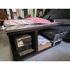 Urban Ladder Glass-Top Coffee Table with Open Storage - used living-room in Gurugram - photo 2
