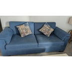 Blue 6+2 Sofa Set - used living room in Gurugram - photo 3