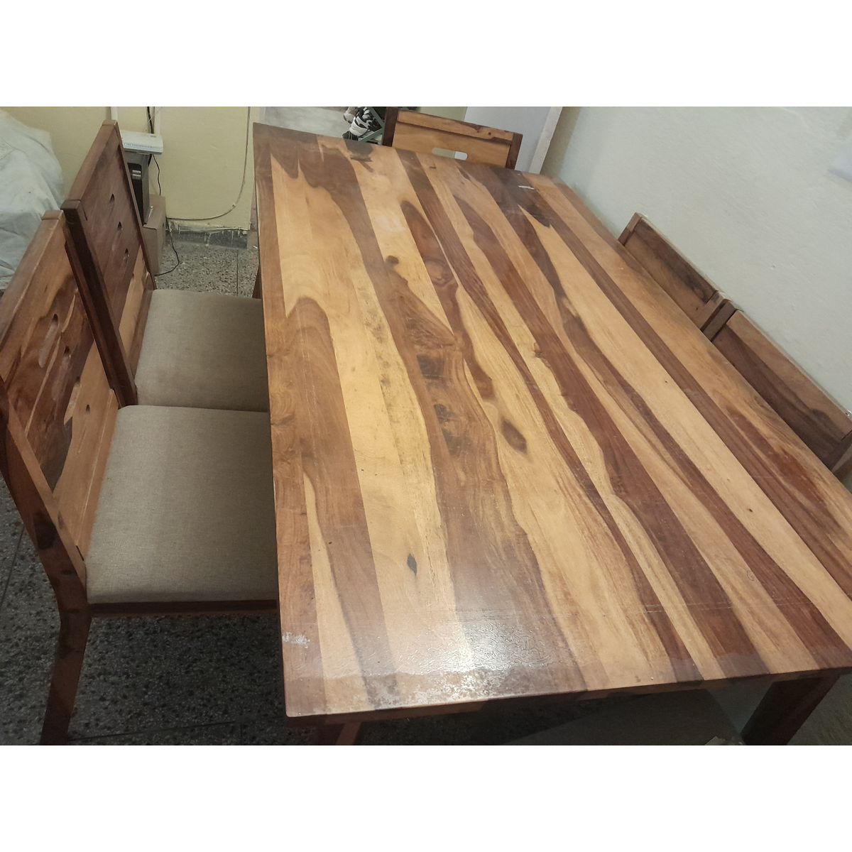 Teakwood 6-Seater Dining Table