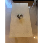 Solid Wood Marble Top Centre Table