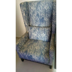 Blue Wingback Armchair - used living room in Gurugram - photo 2