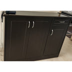 Dark brown storage cabinet - used living room in Gurugram - photo 1