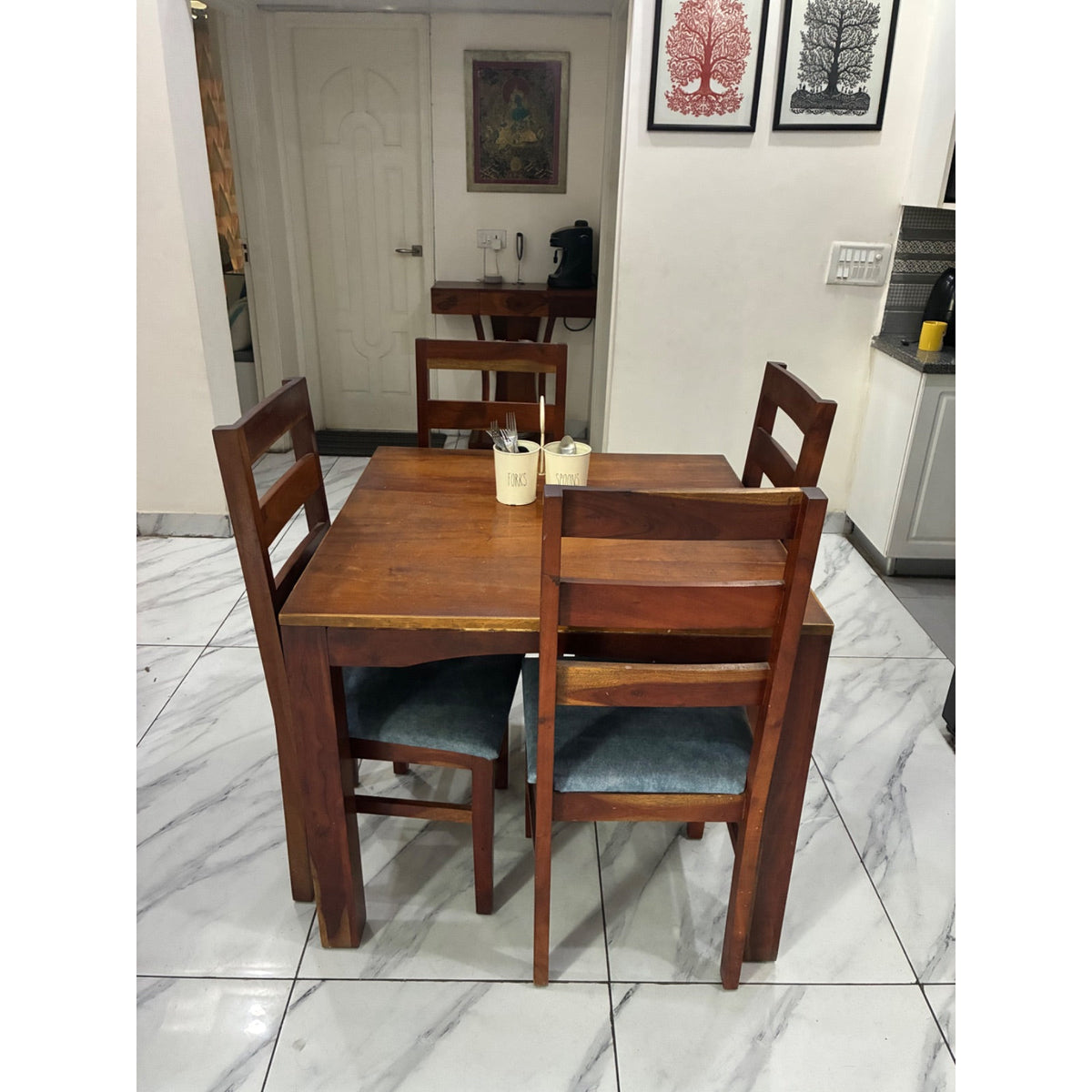 Peachtree 4 seater dining set - used dining in Noida - photo 2