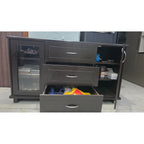 Wenge TV Unit - used living room in Gurugram - photo 3