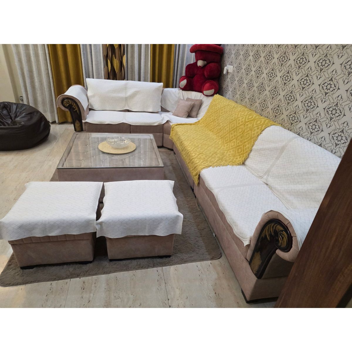 L-Shape Sofa right angle