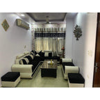 L-Shaped Sofa with Settee, Coffee Table and 2 Ottomans - used living-room in Delhi - photo 4