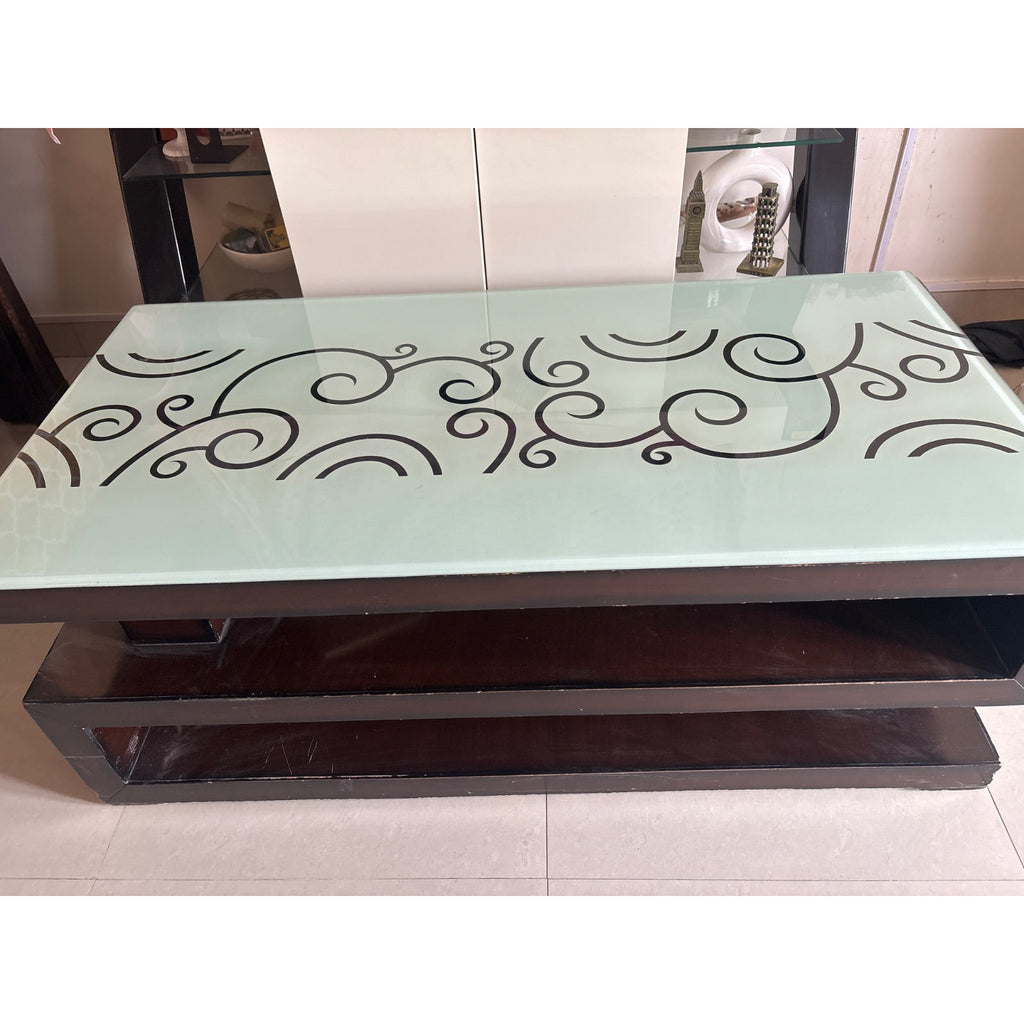 Glass-Top Centre Table - used living-room in Delhi - photo 2