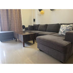 Wakefit Sofa, Ottoman & Table - used living-room in Gurugram - photo 4