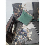 Green Wooden Sofa Set - used item in Delhi - photo 5