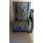 Blue Wingback Armchair - used living room in Gurugram - photo 1