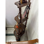 Four-Tier Wooden Corner Display Shelf - used Living Room in Delhi - photo 3