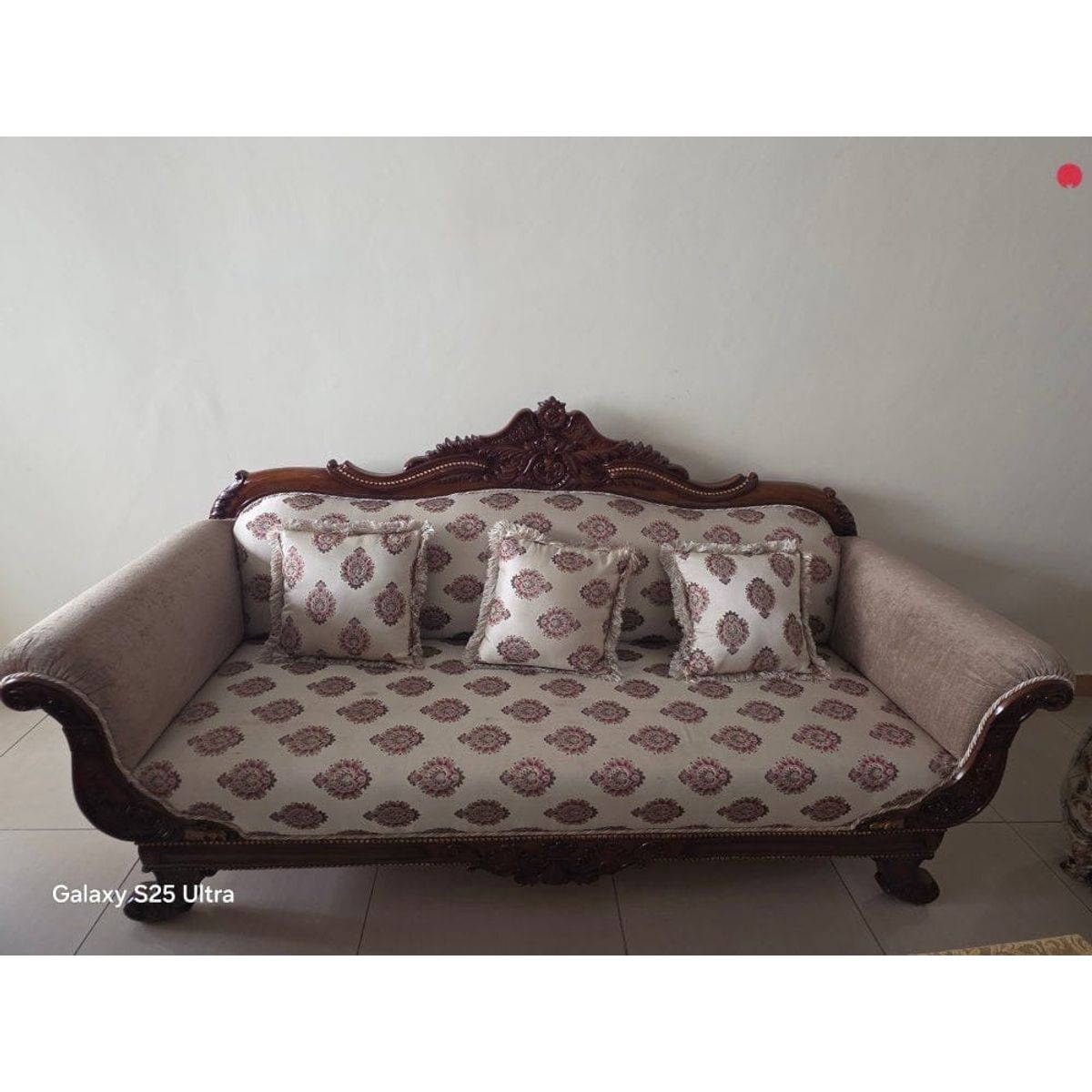 Custom Rajasthani Wooden Sofa Set - Additional View