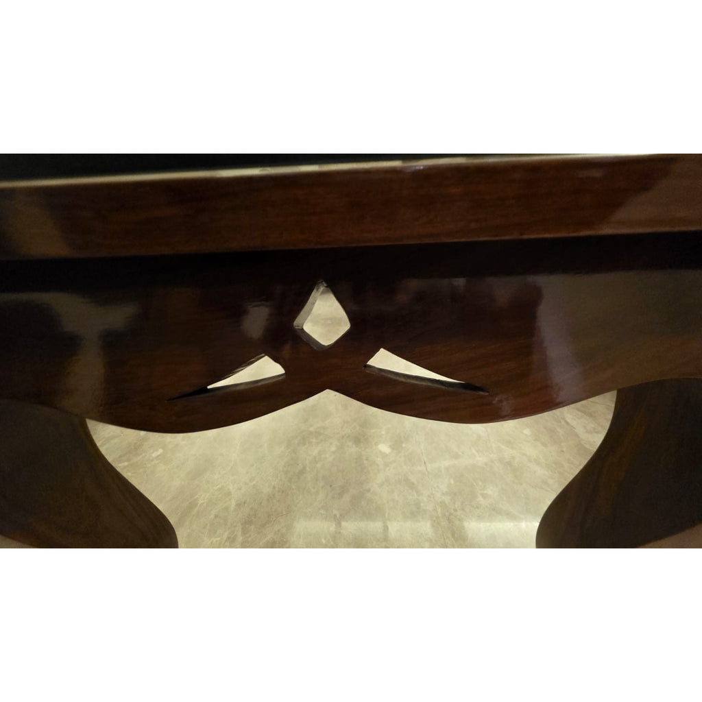 Sheesham Wood Coffee Table with Glass Top - used living-room in Gurugram - photo 5