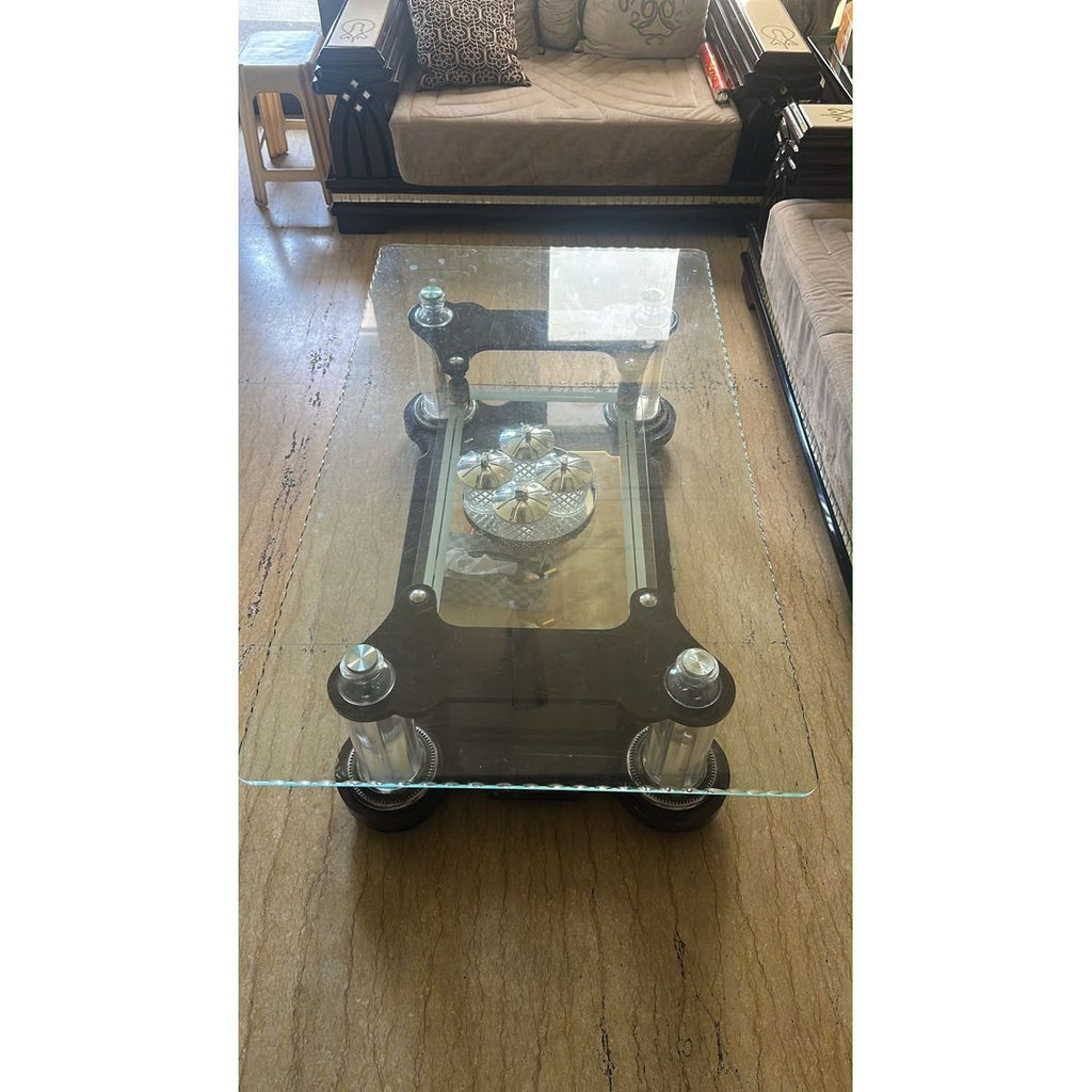 Designer Glass Centre Table - Full View