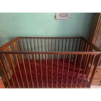 Wooden Baby Cot with Mattress - used baby cot in Delhi - photo 1