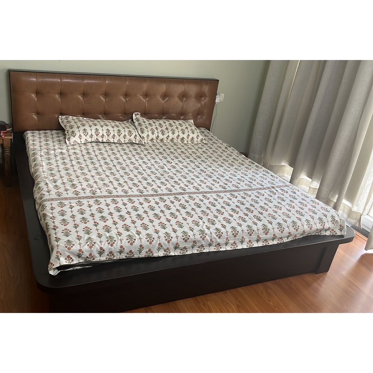 Double Bed with Box Storage - Full View