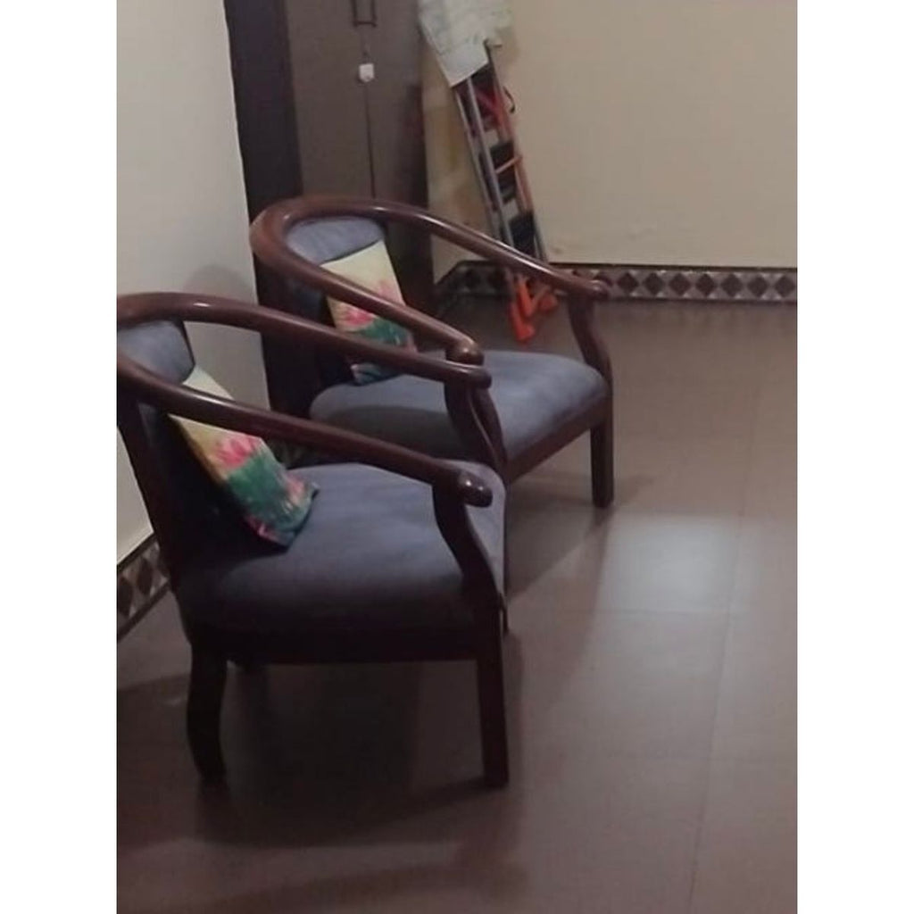 Mango Wood Sofa Chairs (Set)