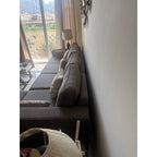 Wakefit Grey L-Shaped Fabric Sofa - used living-room in Gurugram - photo 4